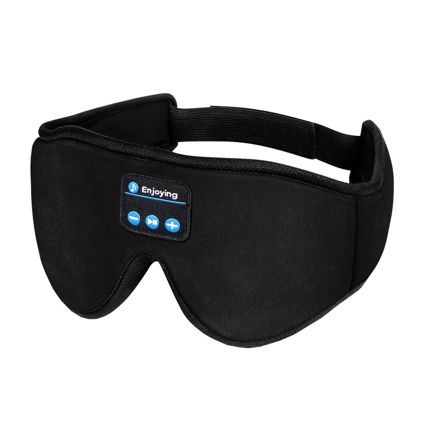 Bluetooth-Enabled 3D Sleep Mask with Integrated Headphones for Wireless Music Experience