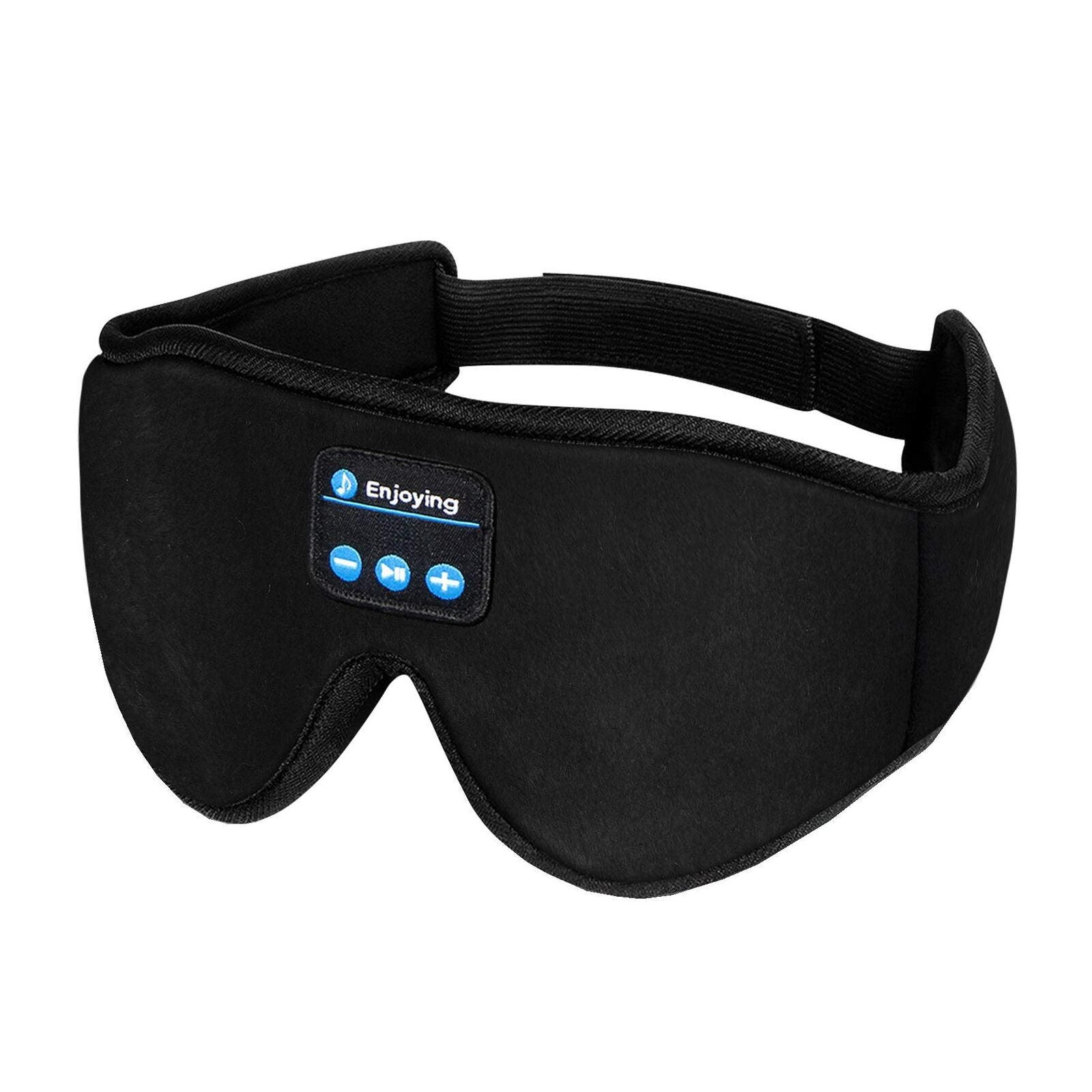Bluetooth-Enabled 3D Sleep Mask with Integrated Headphones for Wireless Music Experience
