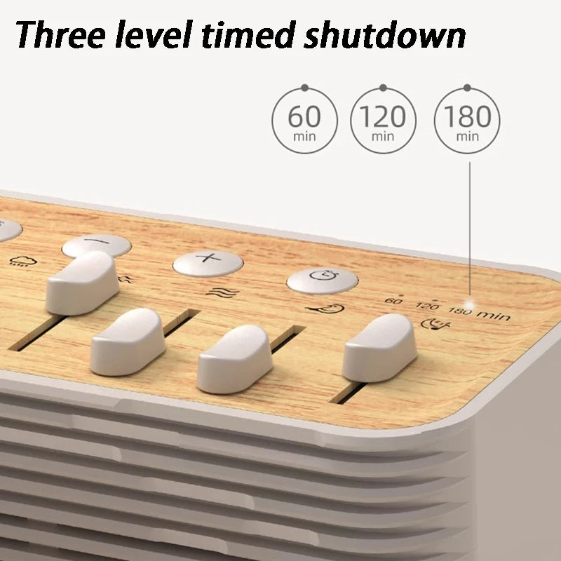Bluetooth White Noise Speaker - Wireless Sleep Aid with 8 Natural Sound Therapy Options for Soothing Sleep