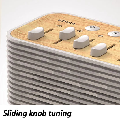 Bluetooth White Noise Speaker - Wireless Sleep Aid with 8 Natural Sound Therapy Options for Soothing Sleep
